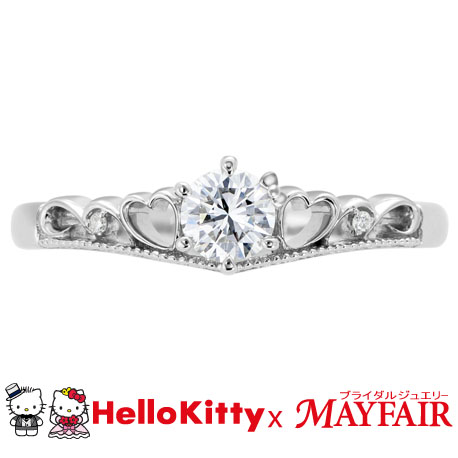 明石市で人気の婚約指輪デザイン「ハローキティ」