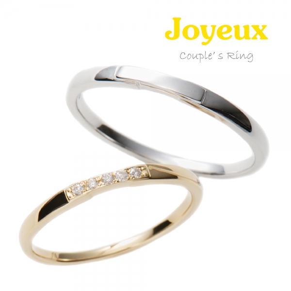 細身のデザインが可愛い結婚指輪｜joyeux（ジョワイユ）