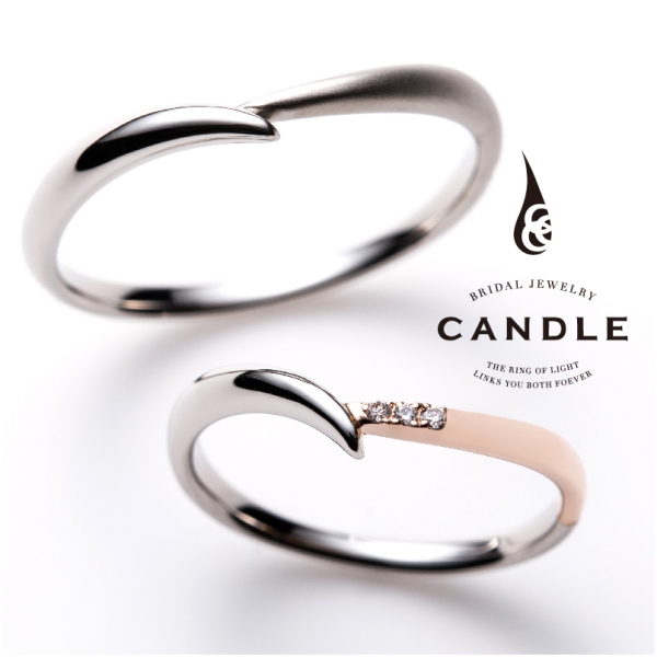 姫路市の安い結婚指輪｜CANDLEのマーブル