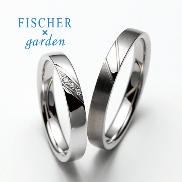 姫路の鍛造製法の結婚指輪FISCHER×garden