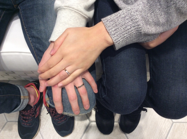 katamuの結婚指輪です