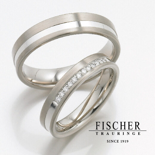 姫路の鍛造製法の結婚指輪フィッシャー