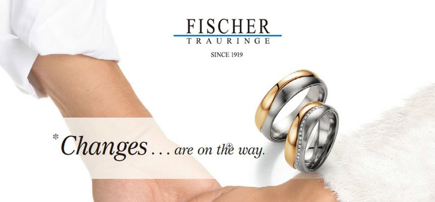 鍛造製法の婚約指輪・結婚指輪を紹介する特集でブランドのFISCHER（フィッシャー）を説明する画像