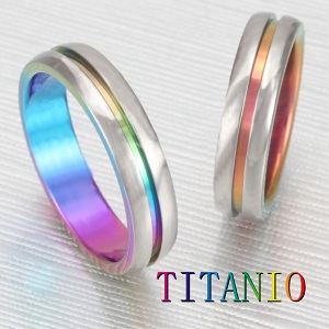 10万円で揃う結婚指輪ティタニオNo10