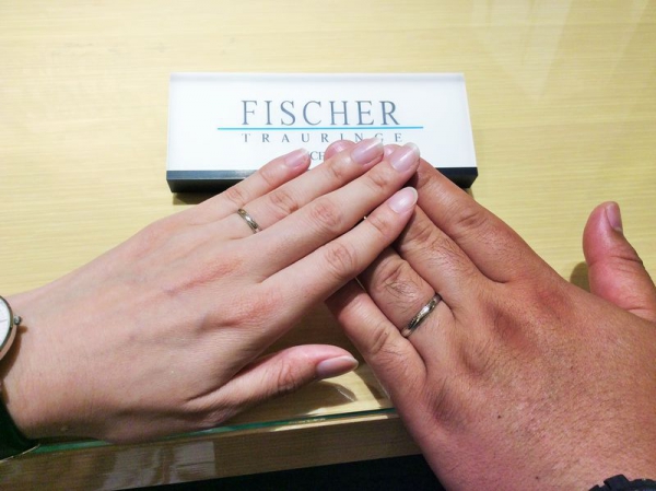 FISCHER鍛造製法結婚指輪