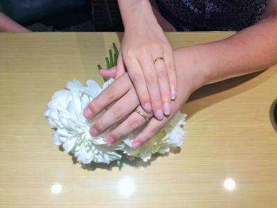 ロゼット結婚指輪