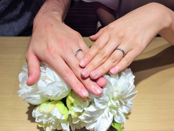 姫路市『フィッシャー』結婚指輪をご成約いただきました。