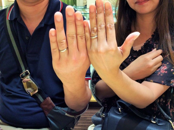 姫路市『Sarasa・Preuve』の結婚指輪をご成約いただきました。