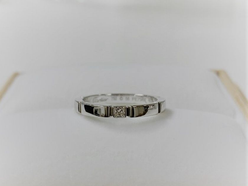 結婚指輪(カルティエ)の石どれ修理