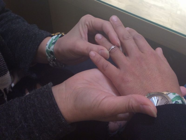 Maxiハワイアンジュエリーの結婚指輪