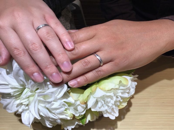 加古川市「FISCHER」結婚指輪をご成約いただきました。