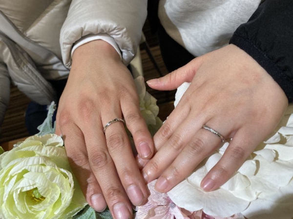 たつの市「RosettE」「Mariage ent」の結婚指輪をご成約頂きました。