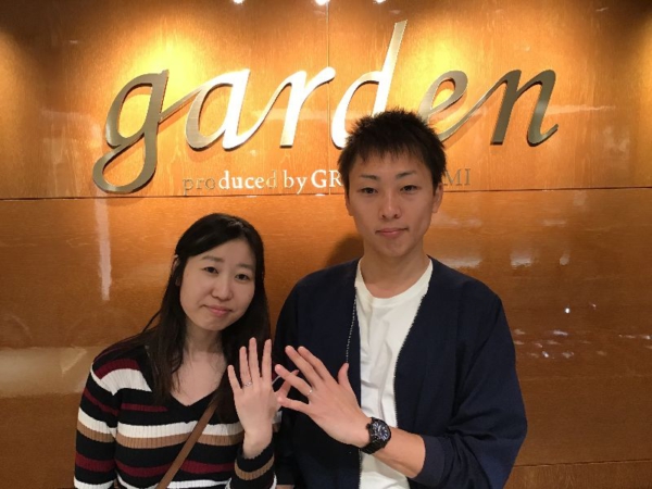 加東市「RosettE」「et.lu」の結婚指輪をご成約頂きました。