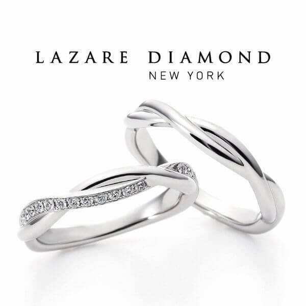 LAZAREDIAMOND結婚指輪　鍛造製法