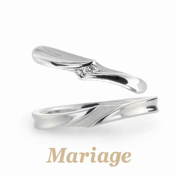 神戸・三ノ宮　結婚指輪人気デザインテイスト「Mariage ent」
