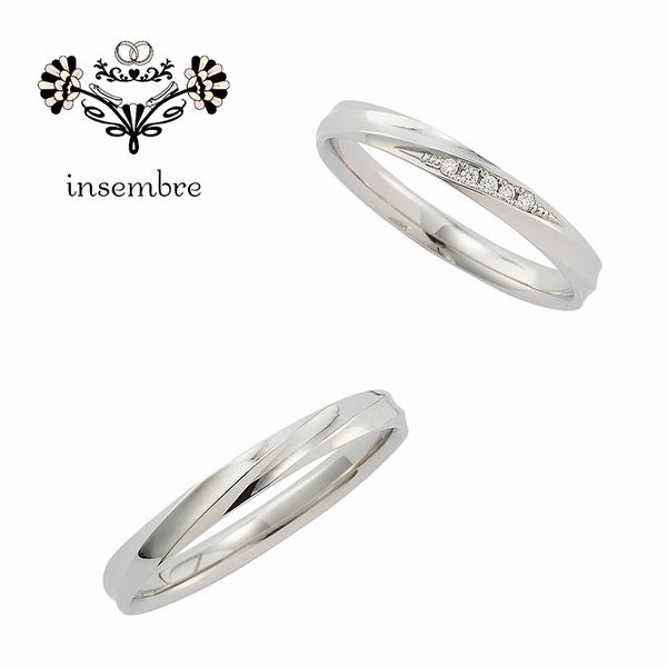 岡山の安くて丈夫な結婚指輪「insembre」レティツィア