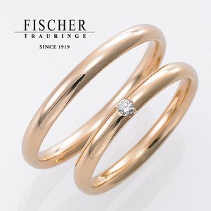 結婚指輪　鍛造　FISCHER　姫路
