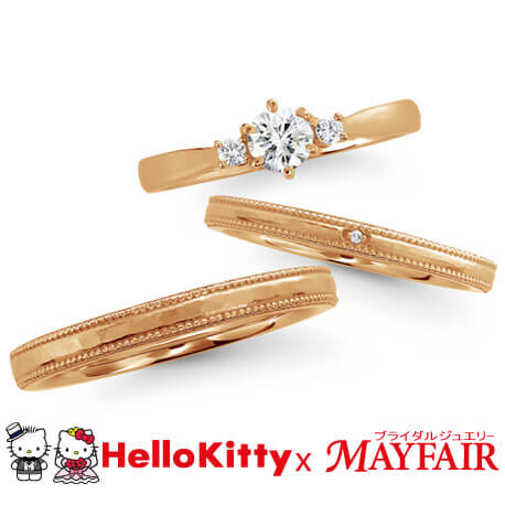 Hellokittyの結婚指輪・婚約指輪【タワーブリッジ】