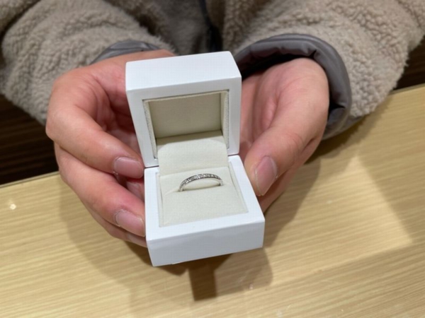 加西市「ひな」の婚約指輪をご成約頂きました。