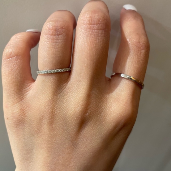 姫路で細身・華奢な結婚指輪はRosettE/SPの高級