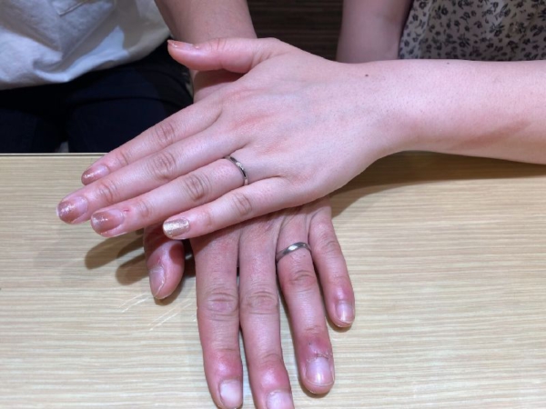 兵庫県加古川市「IDEAL pulsfort」の結婚指輪をご成約頂きました