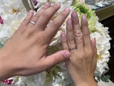姫路市「gardenhandmade」の結婚指輪をご成約頂きました