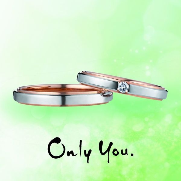 MCPOY52/520 結婚指輪（女性用） Pt950/K18 ¥88,000（税込）～ 結婚指輪（男性用） pt950/K18 ¥77,000（税込）～