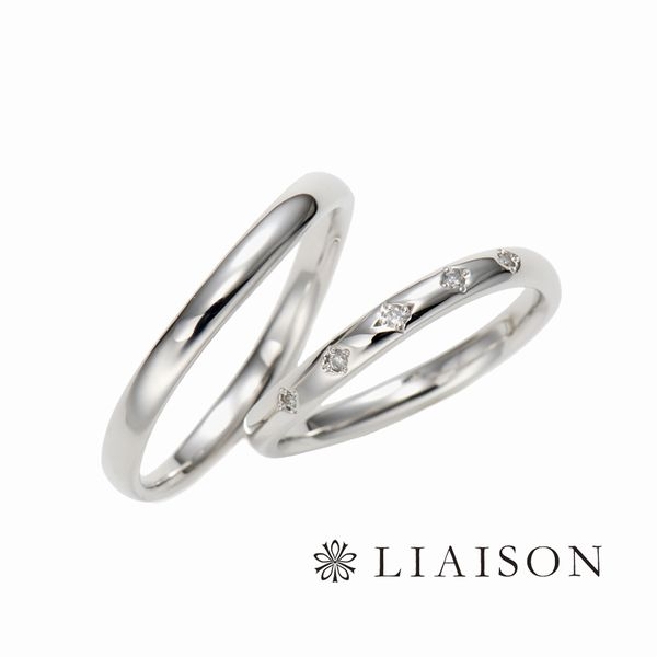 LS001020/LS002000 結婚指輪（男性用） ¥61,600（税込）～ 結婚指輪（女性用） ¥616,00（税込）～