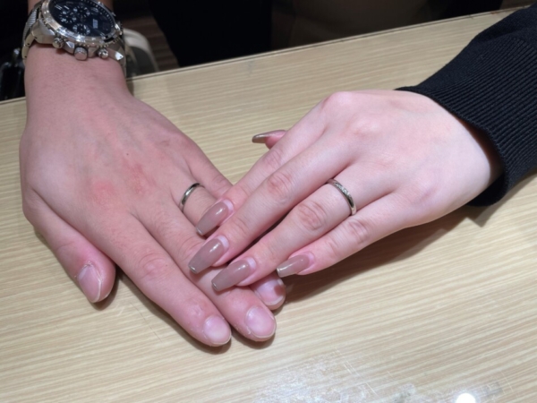 姫路市「LAZAREDIAMOND」の結婚指輪をご成約頂きました。