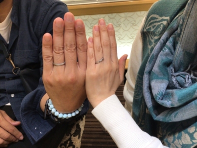 兵庫県揖保郡「FISCHER」の結婚指輪をご成約頂きました