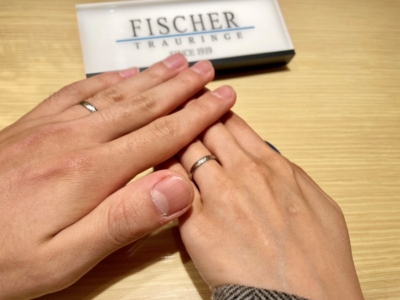 姫路市　FISCHERの結婚指輪をご成約頂きました。