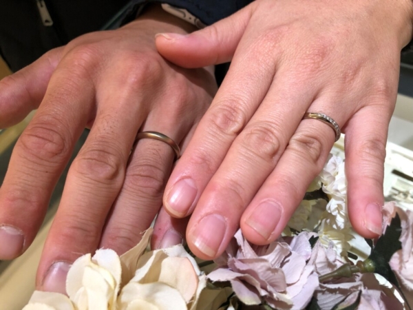 姫路市　OCTAVEの結婚指輪をご成約頂きました。