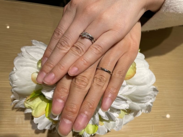 兵庫県 神崎郡「PILOTBRIDAL」の結婚指輪をご成約頂きました