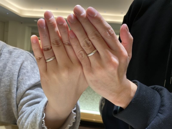 姫路市　「PILOTBRIDAL」の結婚指輪をご成約頂きました。