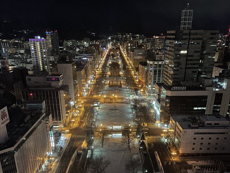 北海道・札幌のテレビ塔を貸し切ってプロポーズ｜テレビ塔からの夜景