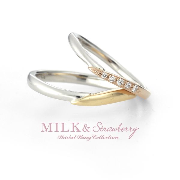 姫路で探すコンビの結婚指輪Milk＆Strawberryエテルナ