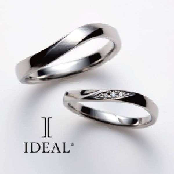 結婚指輪　形の選び方について　IDEAL Plusfort 結婚指輪 レーヴ　ウェーブタイプ