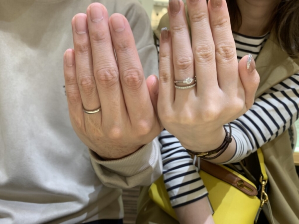 加古川市より来店｜gardenオリジナルの婚約指輪をご成約