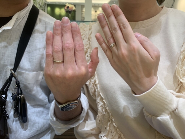 姫路市よりご来店「GRAMA」の結婚指輪をご成約