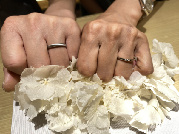 姫路市のお客様でgardenオリジナルの婚約指輪をご成約