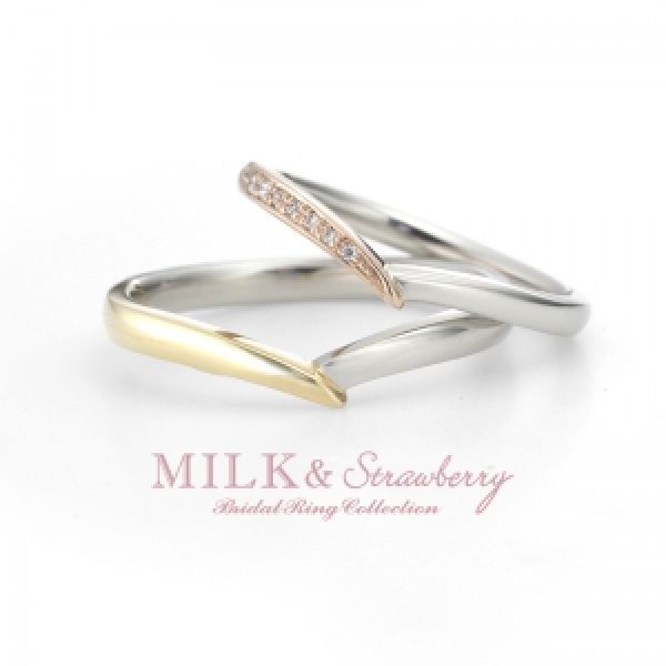 結婚指輪　形の選び方について　Milk＆Strawberry