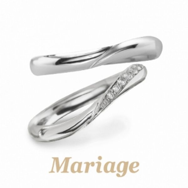結婚指輪の形について１
Mariage  ent　ウェーブタイプ