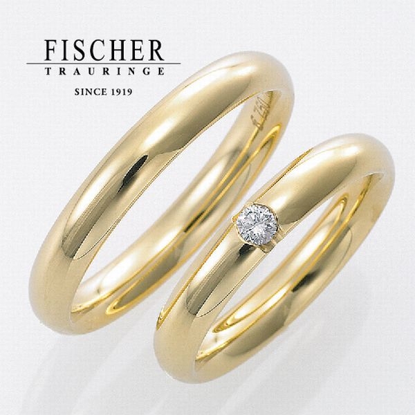 婚約指輪と結婚指輪の違いとはゴールドFISCHERブルべの方向けの結婚指輪特集