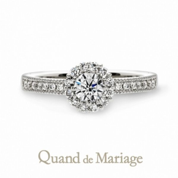 ミル打ちの婚約指輪特集Quand de Mariageオ ソレイユ