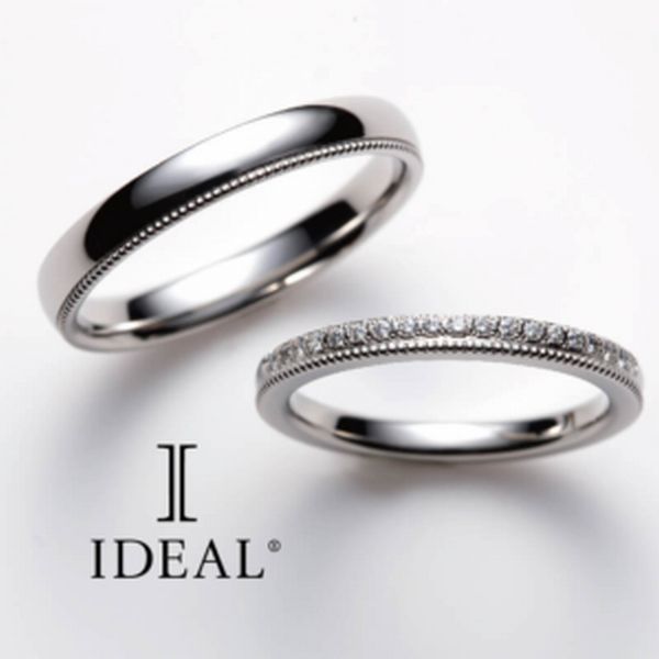 ミル打ち・ミルグレインの結婚指輪ブランド　IDEAL Plus fort