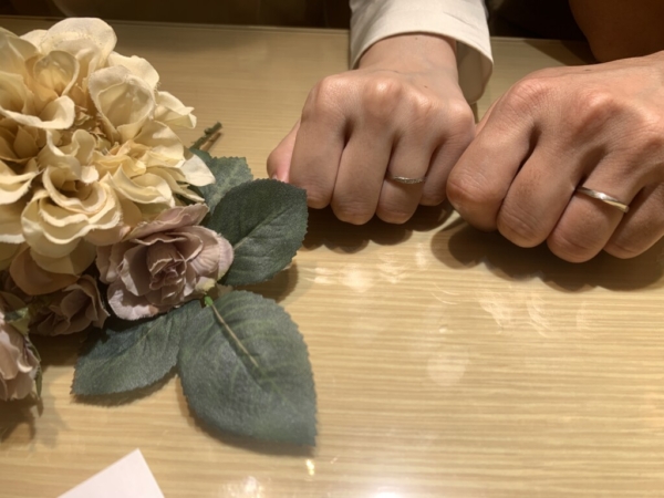 加古川市より来店「RosettE/SP」の結婚指輪をご成約