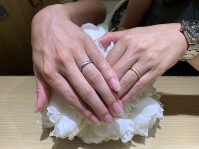 大阪府枚方市「FISCHER」の結婚指輪をご成約