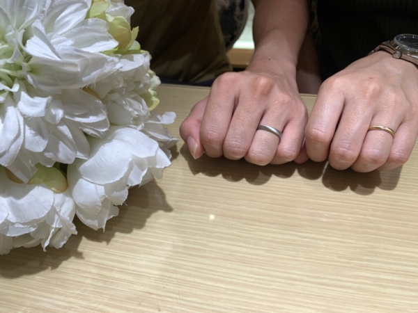 大阪府枚方市「FISCHER」の結婚指輪をご成約