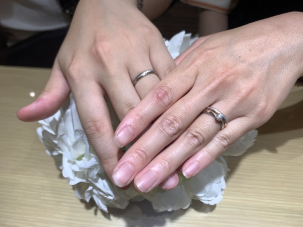 姫路市「FISCHER」の結婚指輪をご成約