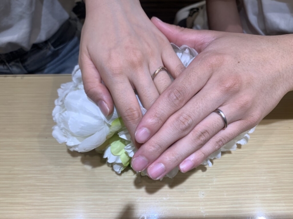 姫路市「Mariage ent」「IDEAL plus fort」の結婚指輪をご成約